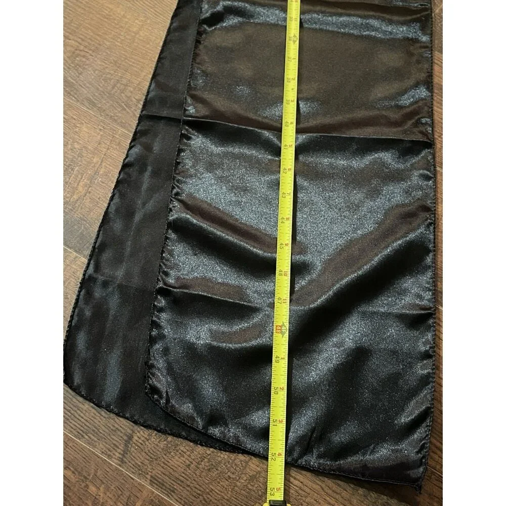 4~pc Black Satin  9